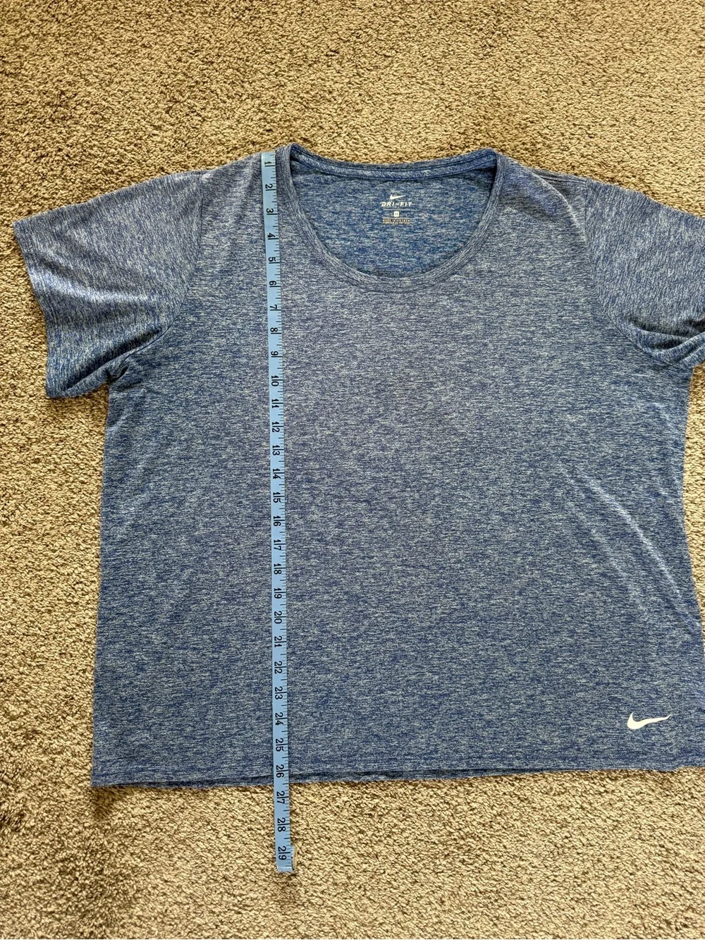 Nike Heather Blue Performance Tee
